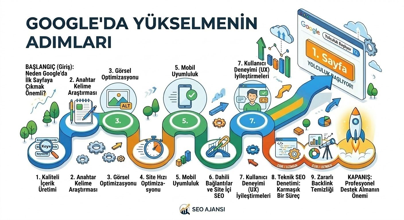 Google'da ilk sayfaya çıkmak