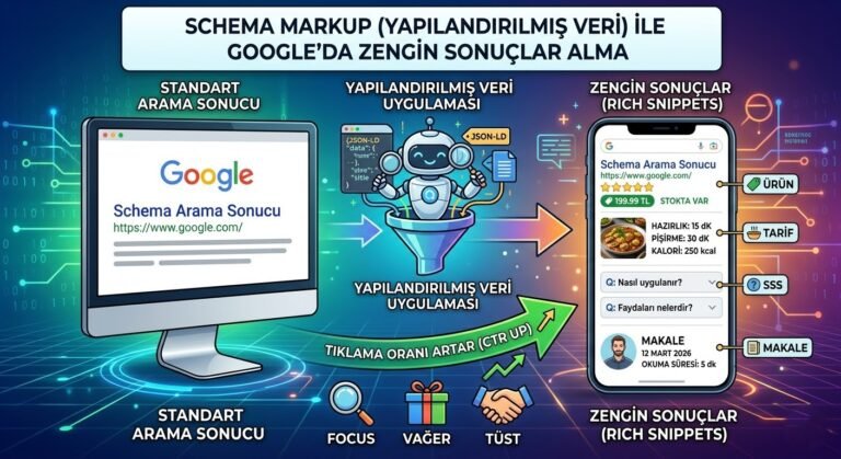 Schema Markup (Yapılandırılmış Veri) ile Google'da Zengin Sonuçlar Alma