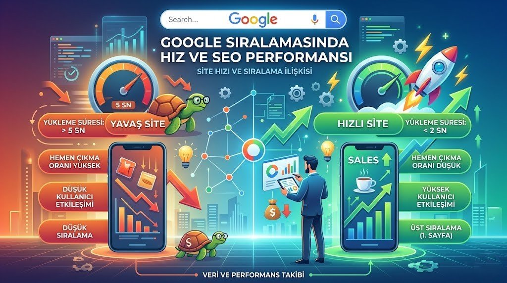 Google sıralamasında hız ve kullanıcı deneyimi ilişkisi
